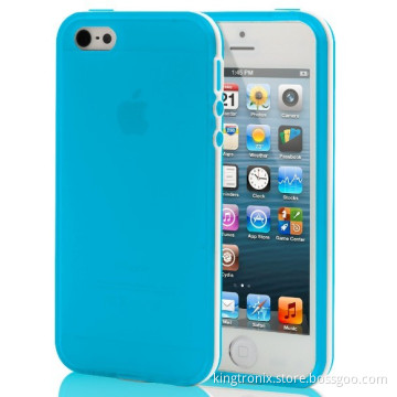 TPU Transparent Color Case for iPhone 5 5s (KT-11036)